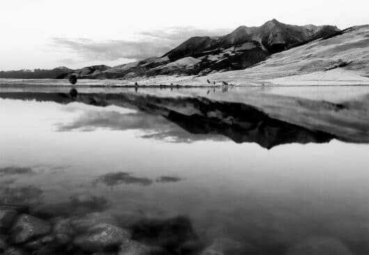 Dailey Lake Reflections, Montana 2014